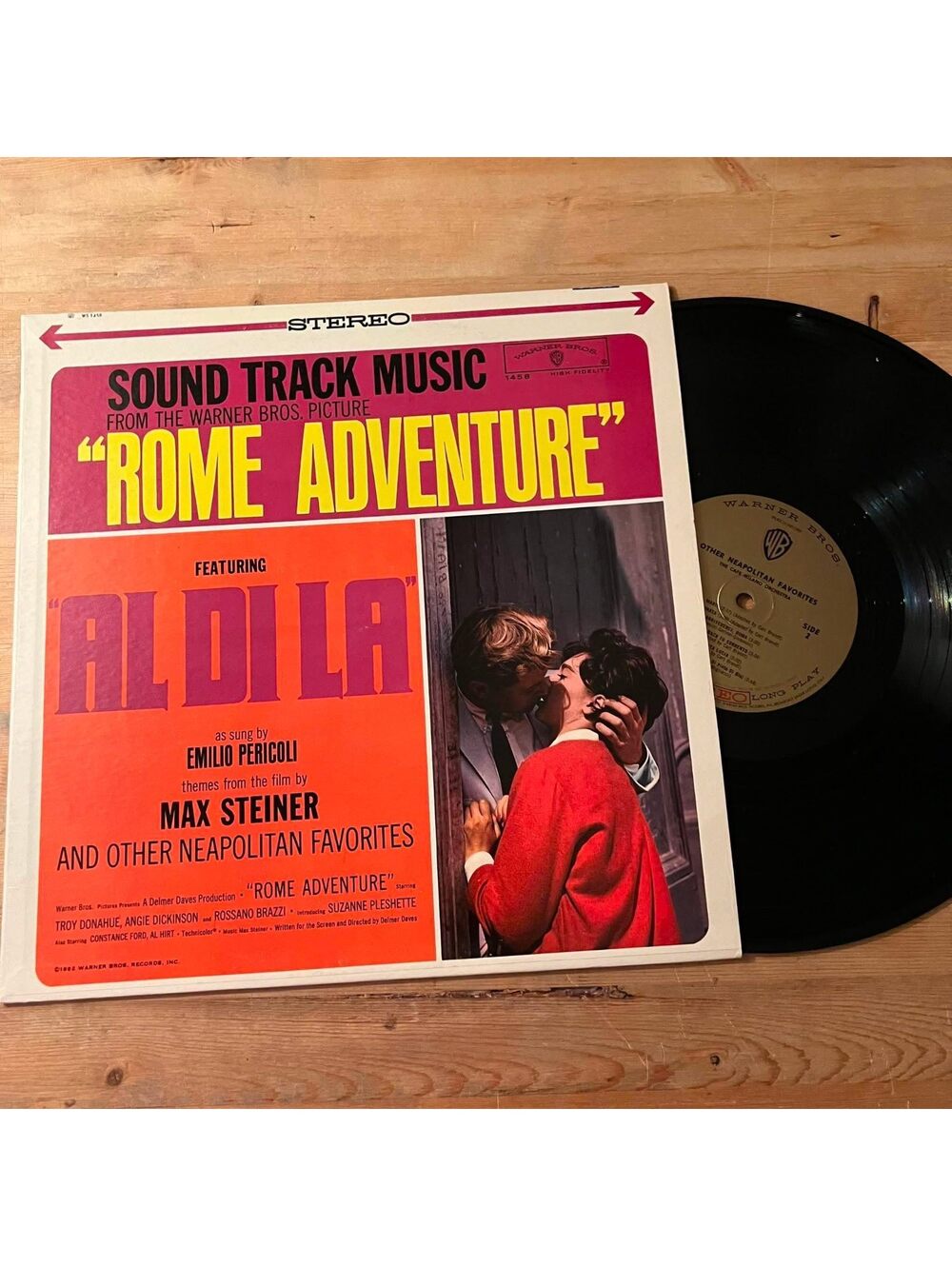 Various - Rome Adventure Sound Track Music 33rpm VG+ VR21